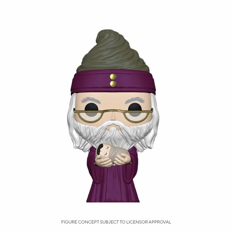 Harry Potter POP! Films figurine en vinyle Dumbledore avec bébé Harry 9 cm