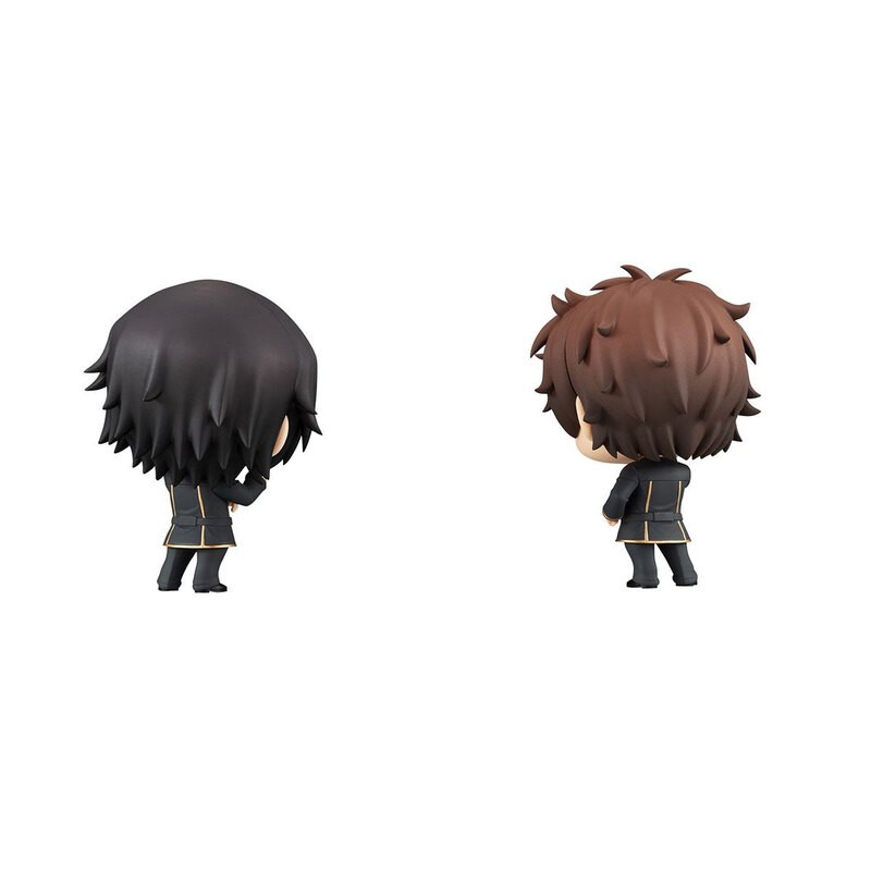 Code Geass pack 2 figurines de trading Chimimega Buddy Series Lelouch & Suzaku 7 cm