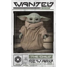 Star Wars Le pack mandalorien affiches Wanted The Child 61 x 91 cm (5)