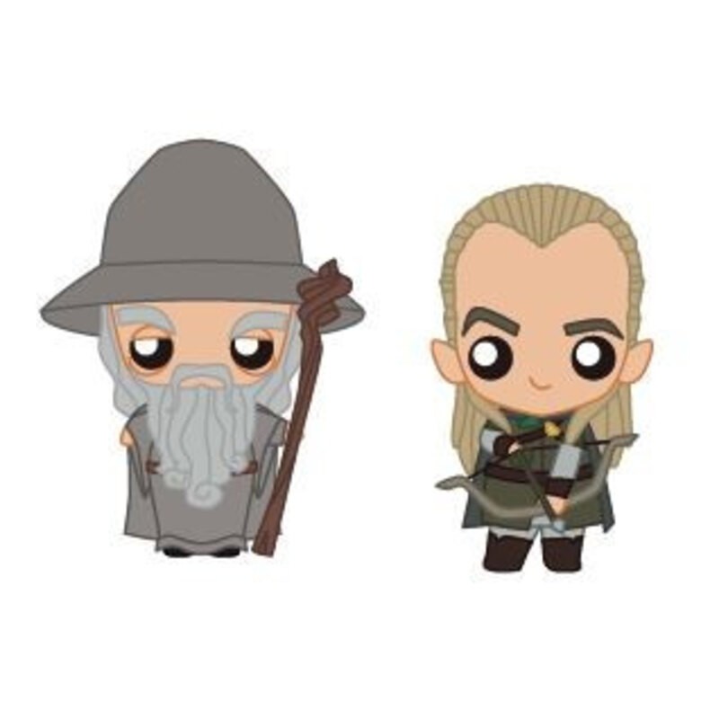 Seigneur des Anneaux: Gandalf et Legolas 2 Pokis Figures Set