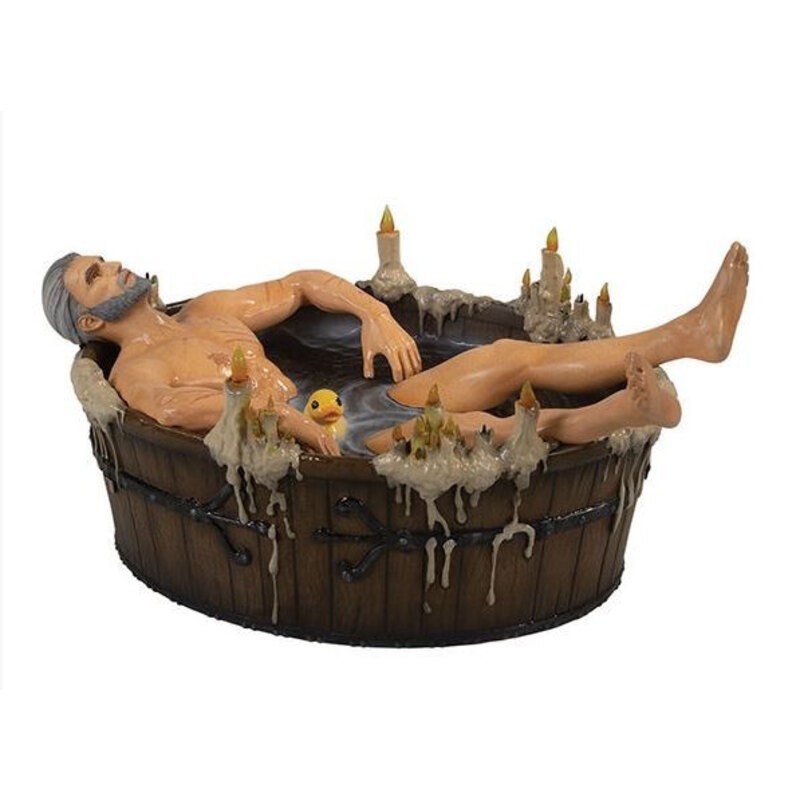 The Witcher 3 Wild Hunt statuette Geralt in the Bath 9 cm