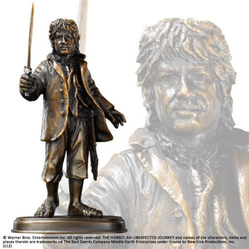 Le Hobbit statuette bronze Bilbon Sacquet 12 cm