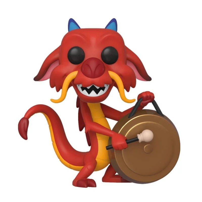 Mulan POP! Films Figurine en vinyle Mushu w / Gong 9 cm