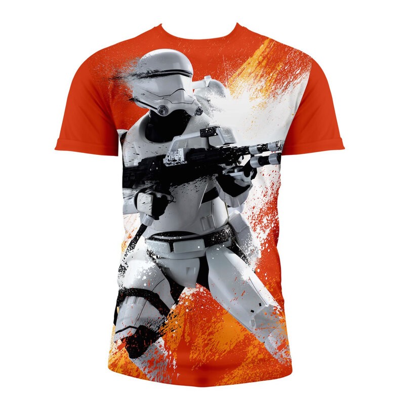 Star Wars The Force Awakens: Flametrooper Orange T-Shirt taille XL