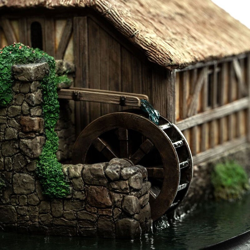 Le Hobbit : Un voyage inattendu Diorama Hobbiton Mill & Bridge 31 x 17 cm