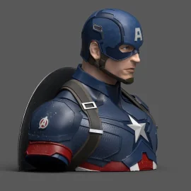 Avengers Endgame buste / tirelire Captain America 20 cm