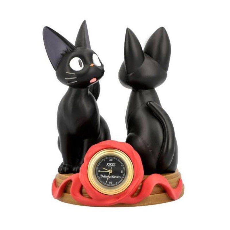 Kiki la petite sorcière horloge Jiji & Soft Toy Jiji 11 cm