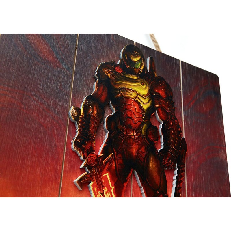 Doom tableau en bois WoodArts 3D Eternal 30 x 40 cm