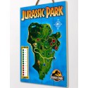 Jurassic Park tableau en bois WoodArts 3D Isla Nublar 30 x 40 cm