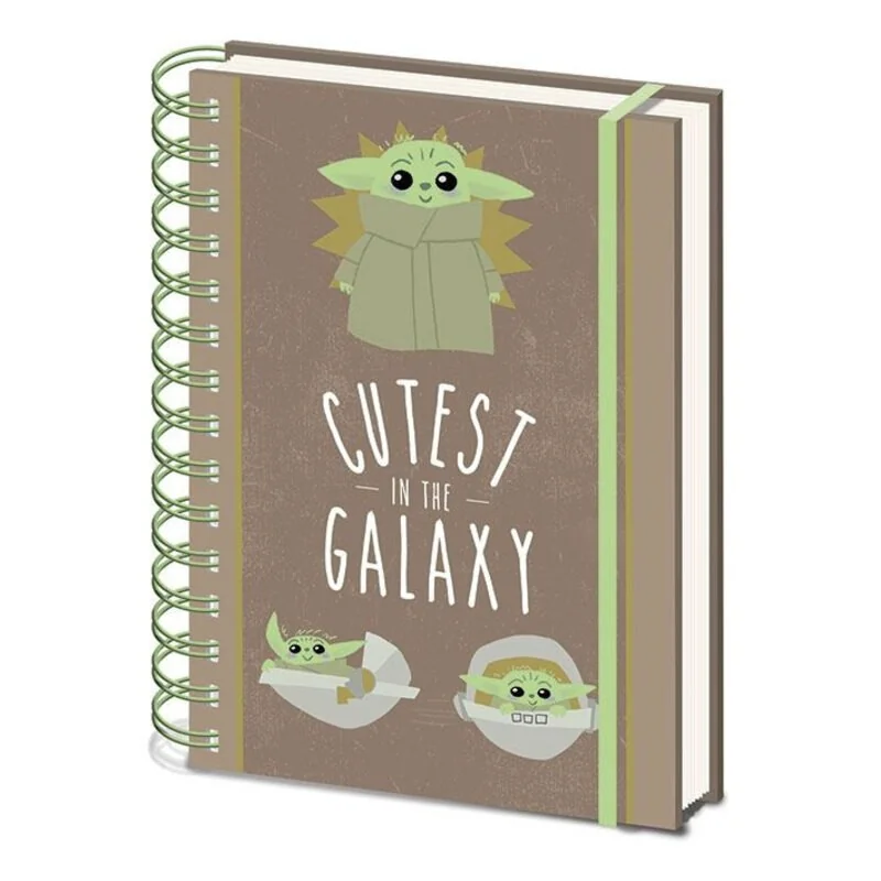 Star Wars The Mandalorian assortiment cahier à spirale A5 Cutest In The Galaxy (10)