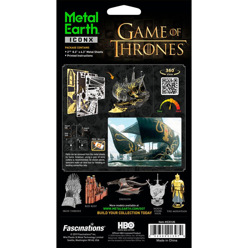 ICONX - GAME OF THRONES / GREYJOY SHIP SILENCE