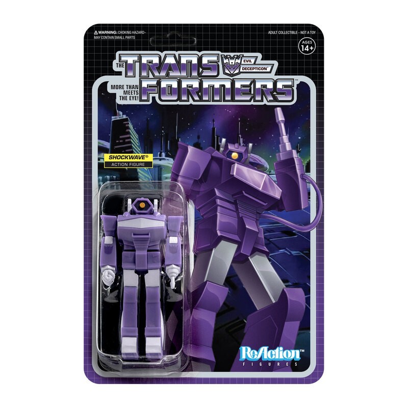 Transformateurs: figurine ReAction Shockwave 3,75 pouces