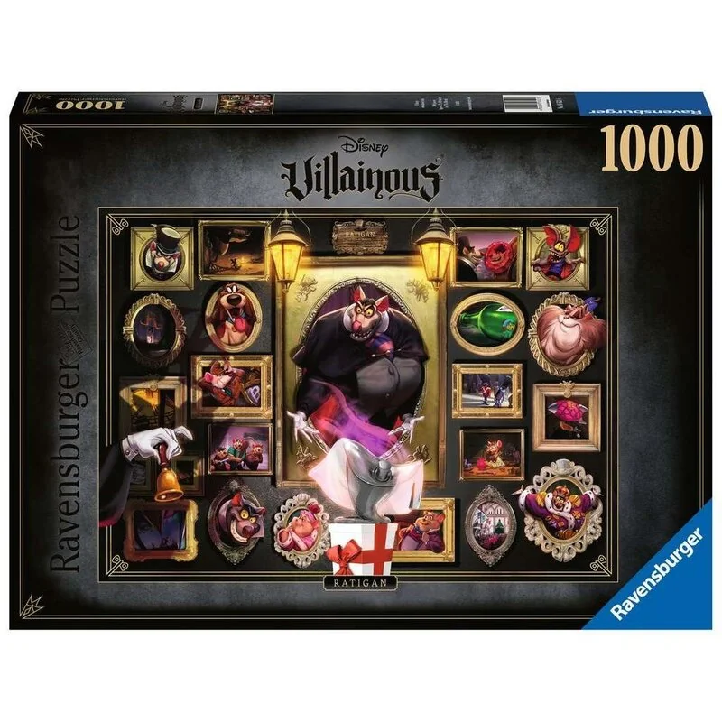 Puzzle 1000 p - Ratigan (Collection Disney Villainous)