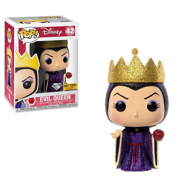 Blanche Neige et les Sept Nains POP! Vinyl figurine La Reine (Diamond Glitter) 9 cm