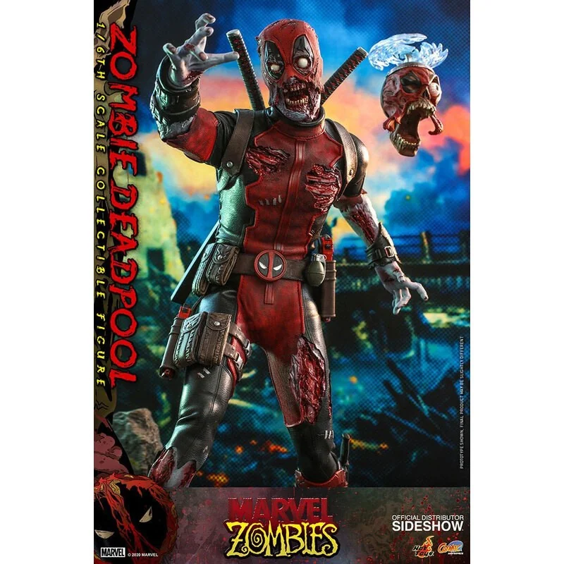 Marvel Zombies Comic Masterpiece figurine 1/6 Zombie Deadpool 31 cm