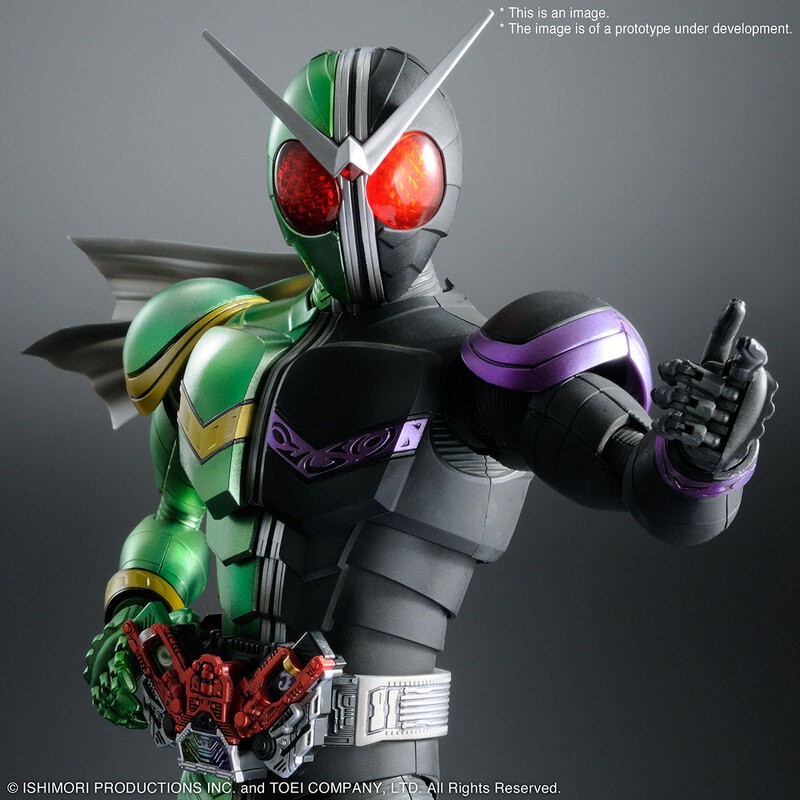 Kamen Rider: Master Grade - Kit de modèle à double cyclonejoker Artisan Kamen Rider à figurine