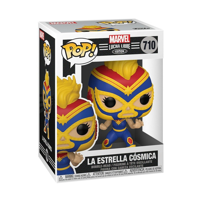 Pop! Marvel: Lucha Libre - Capitaine Marvel