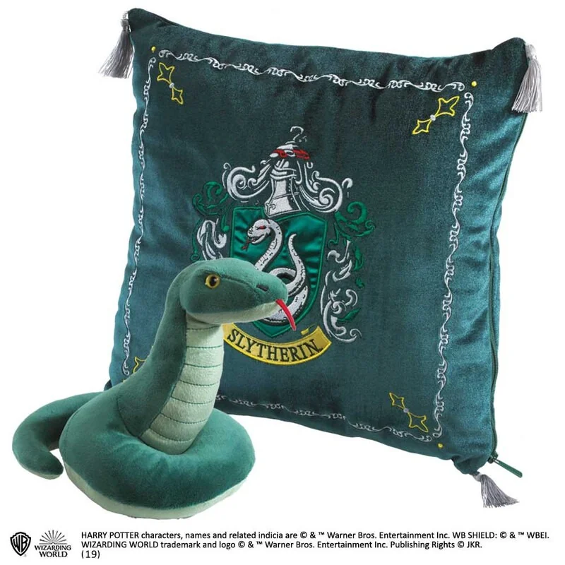 Harry Potter oreiller avec peluche House Mascot Serpentard