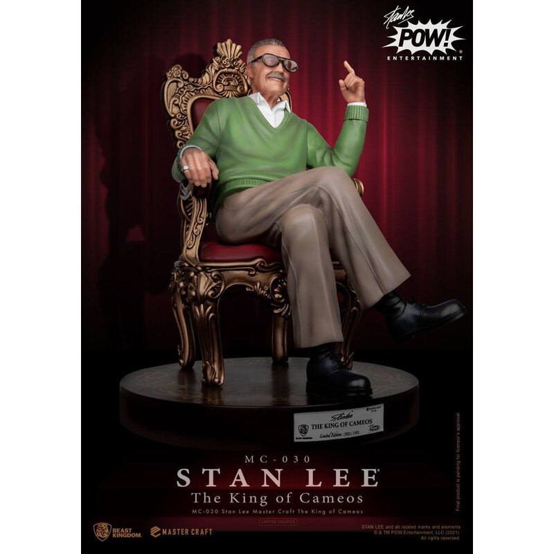 Stan Lee statuette Master Craft The King of Cameos 33 cm