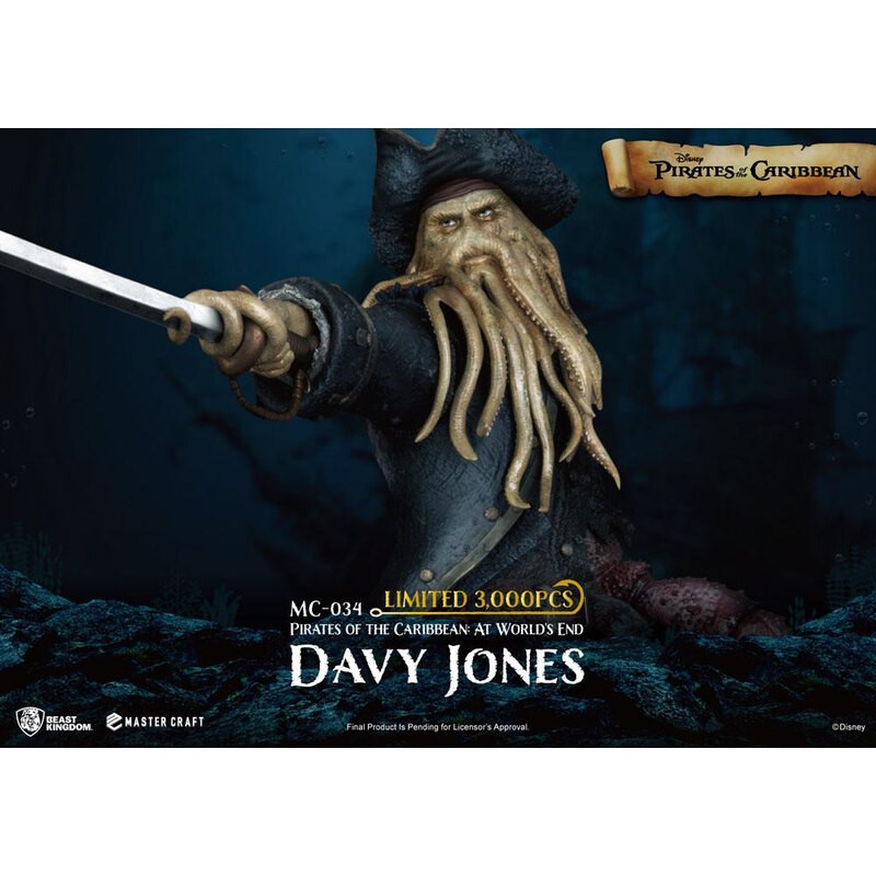 Pirates des Caraïbes : Jusqu'au bout du monde statuette Master Craft Davy Jones 42 cm