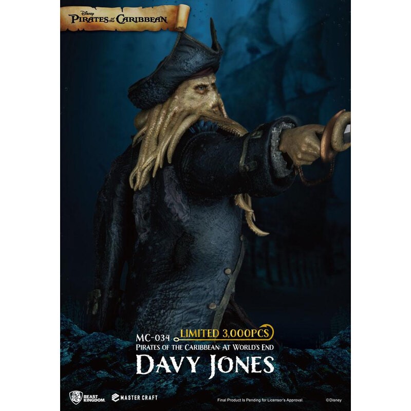 Pirates des Caraïbes : Jusqu'au bout du monde statuette Master Craft Davy Jones 42 cm