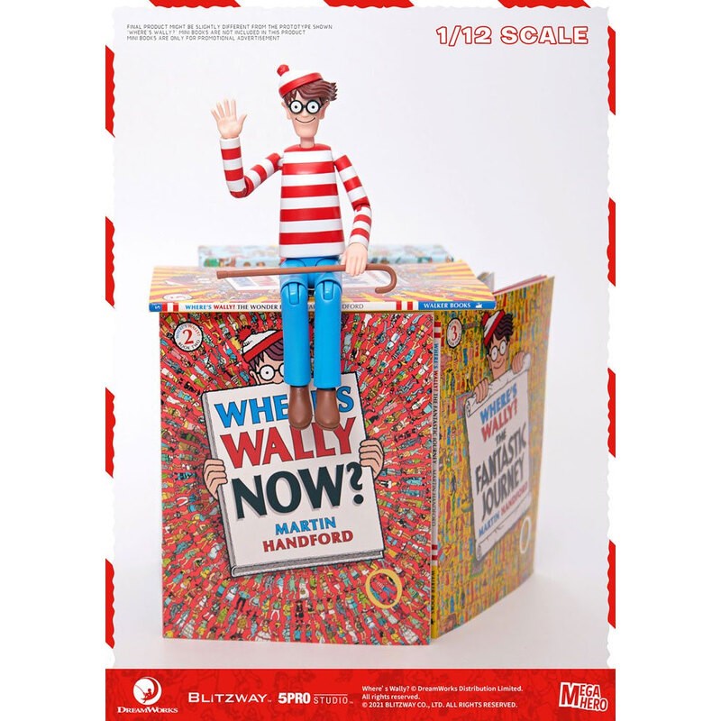 Où est Charlie ? figurine 1/12 Mega Hero Wally 17 cm