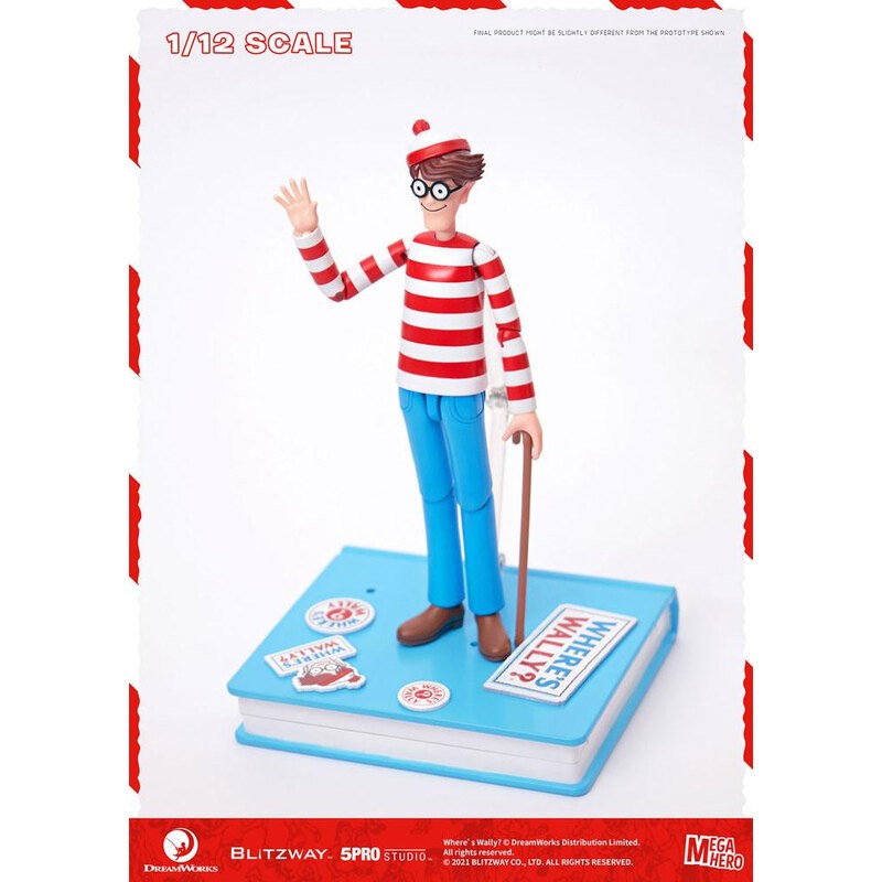 Où est Charlie ? figurine 1/12 Mega Hero Wally 17 cm