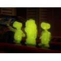 E.T. l´extra-terrestre pack 3 mini figurines Collector's Set Glowing Edition 5 cm