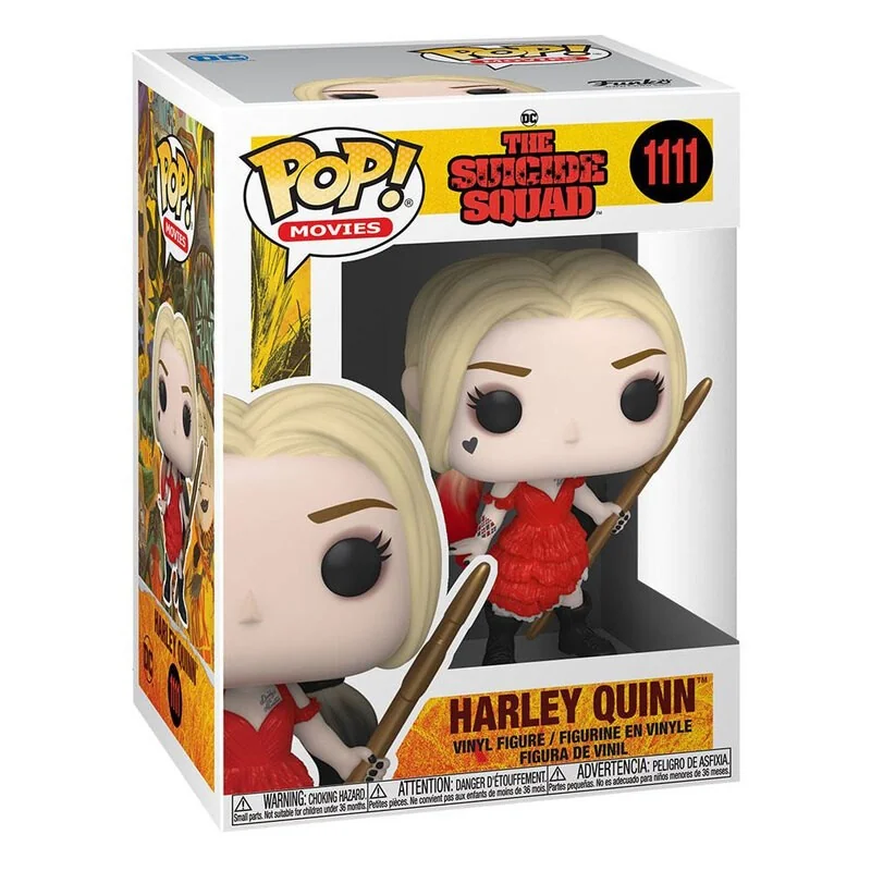 The Suicide Squad POP! Movies Vinyl Figurine Harley Quinn (Damaged Dress) 9 cm