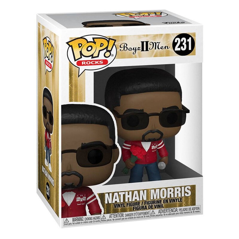 Boyz II Men POP! Rocks Vinyl Figurine Nathan Morris 9 cm