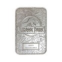 Jurassic Park réplique Metal Entrance Gates (plaqué argent)