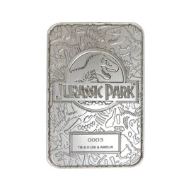 Jurassic Park réplique Metal Entrance Gates (plaqué argent)