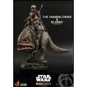 Star Wars The Mandalorian pack 2 figurines 1/6 The Mandalorian & Blurrg 37 cm