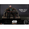 Star Wars The Mandalorian figurine 1/6 Boba Fett (Repaint Armor) and Throne 30 cm