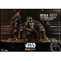 Star Wars The Mandalorian figurine 1/6 Boba Fett (Repaint Armor) and Throne 30 cm