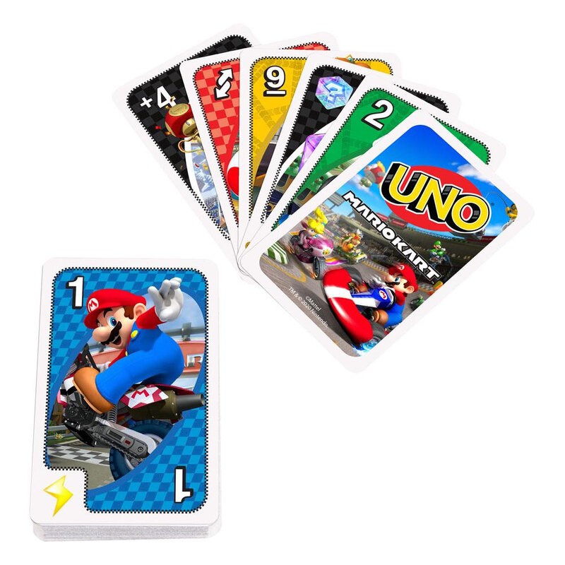 Mario Kart jeu de cartes UNO