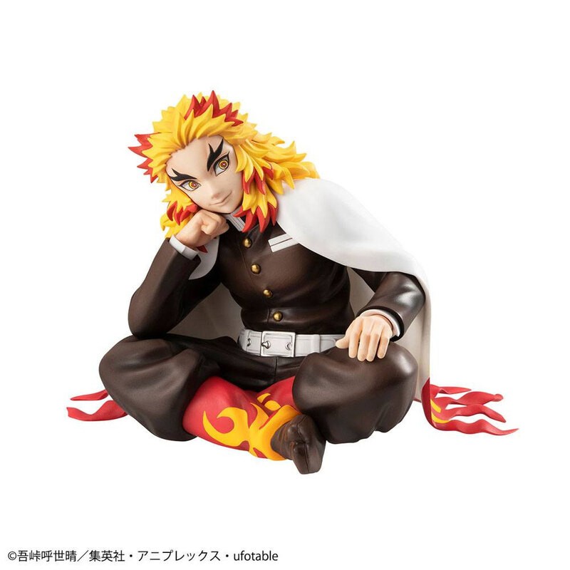 Demon Slayer Kimetsu no Yaiba statuette PVC G.E.M. Rengoku Palm Size Edition Deluxe 9 cm