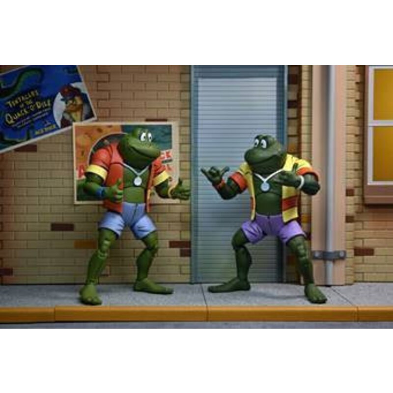 Les Tortues ninja pack 2 figurines Napoleon & Atilla Frog 18 cm