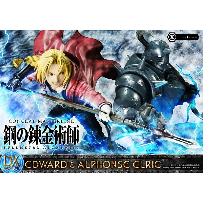 Fullmetal Alchemist statuette 1/6 Edward & Alphonse Elric Deluxe Version 56 cm