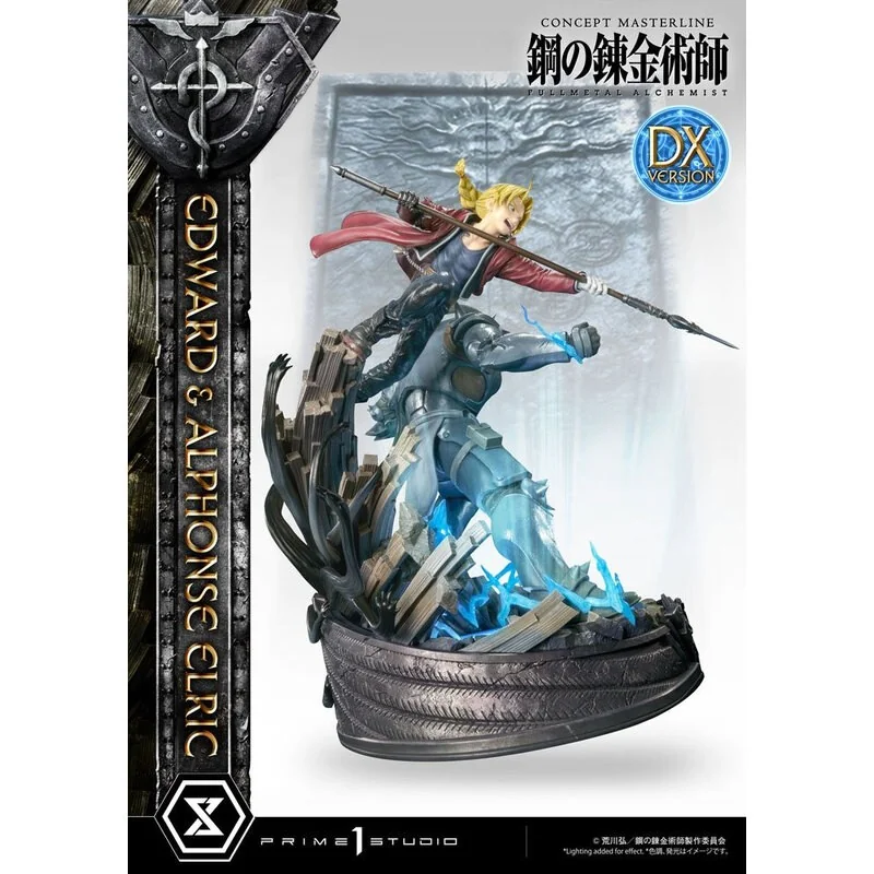 Fullmetal Alchemist statuette 1/6 Edward & Alphonse Elric Deluxe Version 56 cm