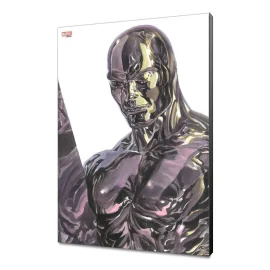 Marvel Avengers Collection tableau en bois Alex Ross - Silver Surfer 30 x 45 cm