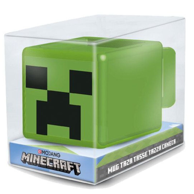 Minecraft mug 3D Creeper Face