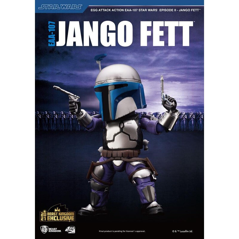 Star Wars Episode II figurine Egg Attack Jango Fett BK Exclusive 16 cm