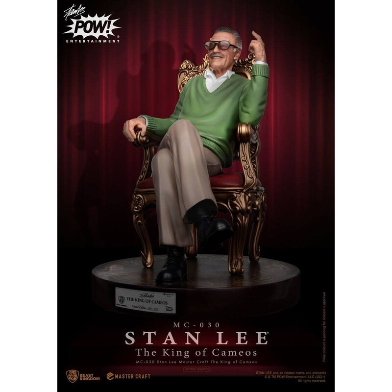 Stan Lee statuette Master Craft The King of Cameos 33 cm