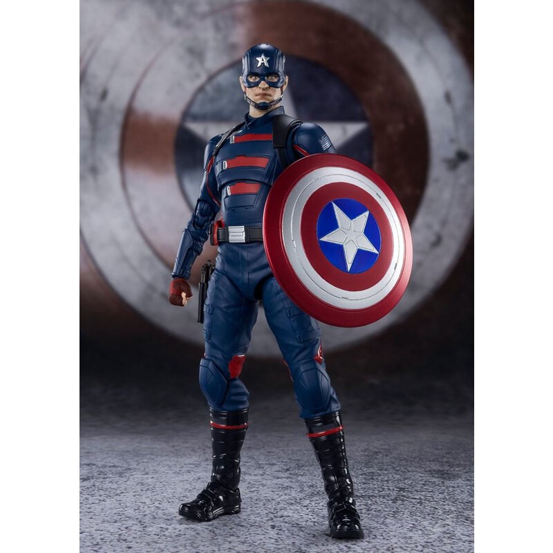 Le Falcon et le Soldat de l'Hiver figurine S.H. Figuarts Captain America (John F. Walker) 15 cm