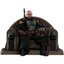 Star Wars The Mandalorian figurine 1/6 Boba Fett (Repaint Armor) and Throne 30 cm