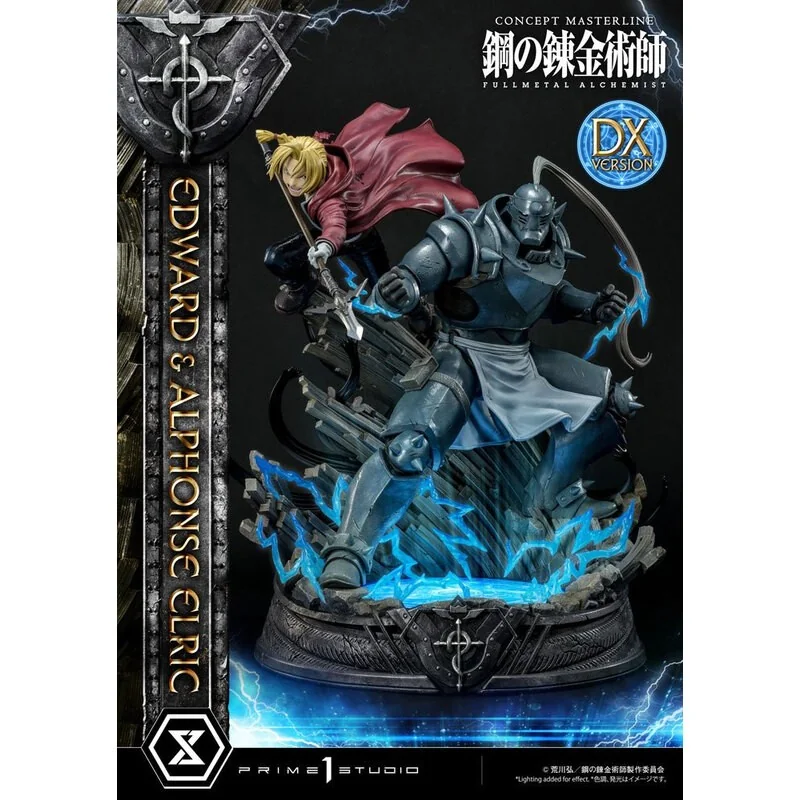 Fullmetal Alchemist statuette 1/6 Edward & Alphonse Elric Deluxe Version 56 cm