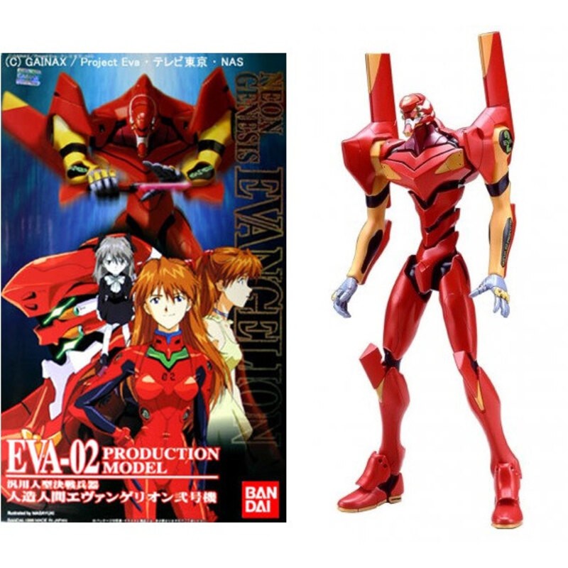 Evangelion Maquette HG Eva-02 Production Model Rouge