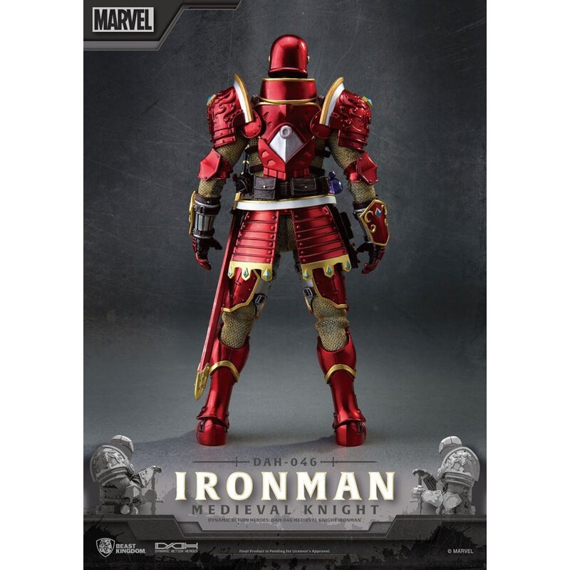 Marvel figurine Dynamic Action Heroes 1/9 Medieval Knight Iron Man 20 cm