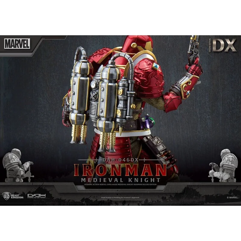 Marvel figurine Dynamic Action Heroes 1/9 Medieval Knight Iron Man Deluxe Version 20 cm